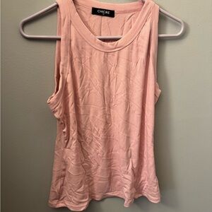 Chic Me Light Pink Ribbed Tank Top